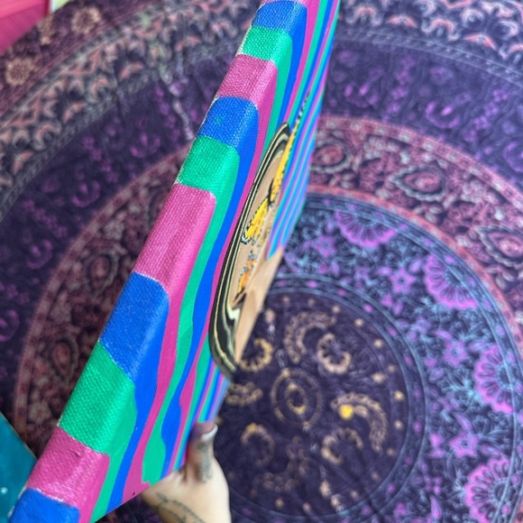 Colorful Butterfly Canvas Art - Picture 3 of 5